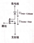 图3 IGBT简化等效电路